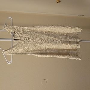 Lucky Brand. CROCHET Tank Top, Size Medium